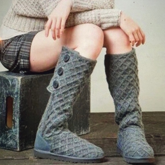 ⭐️UGG Australia Lattice Cardy Boots (discontinued)
Charcoal Grey-Sz 6 pre owned - Picture 1 of 15